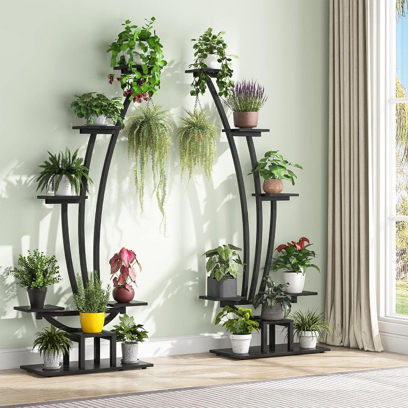 Tribesigns 1 Pair 6-Tier Tall Indoor Plant Stand, 5 of 6