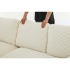 VYNXARIA Modular Sectional Living Room Sofa Set, Modern Minimalist Style Couch, Upholstered Sleeper Sofa for Living Room, Bedroom，L-Shape - 4 of 4