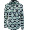 Ladies' Printed Aztec Plush Fleece Pullover - 2 of 3