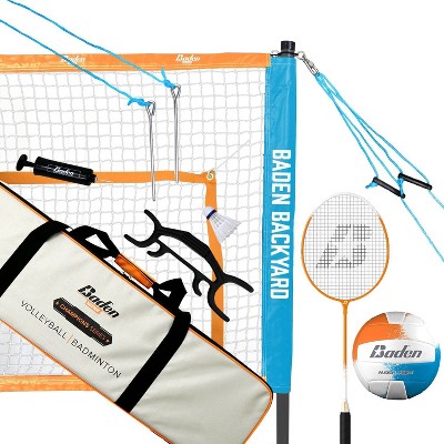Baden Champions Series Volleyball and Badminton Set
