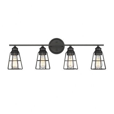 Millennium Lighting 4 - Light Vanity in  Matte Black
