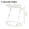 Adjustable Folding TV Tray With Cup Holder 20.87"W x 14.76"D x 27.76"H - 2 of 4
