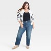 Women's Mid-Rise 80's Slim Fit Ankle Jeans - Universal Thread™ Medium Wash - 3 of 3