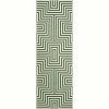 Washable Area Rugs for Living Room Bedroom Modern Geometric Striped Rugs Non-Slip Low Pile Soft Foldable Accent Rug - 4 of 4