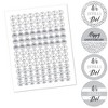 Big Dot of Happiness We Still Do - Wedding Anniversary - Party Round Candy Sticker Anniversary Favors - Labels Fits Chocolate Candy (1 sheet of 108) - 2 of 4
