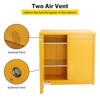 Safety Steel Metal Storage Cabinet Flammable Liquid Storage Cabinet, 1 Shelf, 2 Manual Closing Doors for Gasoline Storage - 4 of 4
