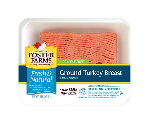 Foster Farms 99/1 Ground Turkey Breast - 16oz