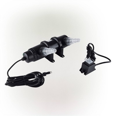 9-Watt Black UV Clarifier for Outdoor Water Features