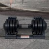 Vynxaria 22LBS Adjustable Dumbbell - Steel & Plastic Construction, Strength Training Equipment for Home Gym Workout - 2 of 4