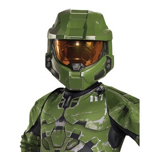 Boys' Halo Infinite Master Chief Costume Mask -  - Green - 1 of 1