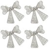 Saro Lifestyle Beaded Bow Napkin Ring (Set of 4) - 2 of 3