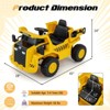 Infans Kids Ride on Dump Truck w/2.4G Remote Control Working Megaphone Sand Shovel - 2 of 4