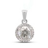 Janie Necklace for Women Halo Cubic Zirconia Pendant by Ginger Lyne Collection - 3 of 4
