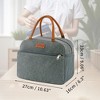 Unique Bargains Reusable Insulated Lunch Tote Bag - 2 of 4