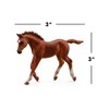 Breyer CollectA Series Chestnut Thoroughbred Walking Foal Model Horse - 4 of 4