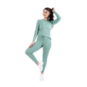 Kickoff Pajamas for Women, Warm, Cozy, 1x1 Rib Stitch, Stretchable Fabric, Winter PJs - 1 of 4