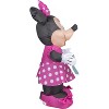 Gemmy Airdorable Airblown Inflatable Minnie w/Banner Disney, 1.5 ft Tall, Pink - 2 of 4