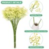 Unique Bargains Artificial Baby's Breath Faux Gypsophila Plastic Bouquets Real Touch Flowers 22.8" - 2 of 4