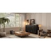FUFU&GAGA Modern Minimalist Style Horizontal Dresser Black Eight Drawer Cabinet Elegant Home Storage - 4 of 4
