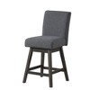 New Classic Furniture,High Line Swivel Counter Chair (Set of 2), Gray - 3 of 4