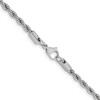 Black Bow Jewelry Men's 4mm Stainless Steel Rope Chain Necklace - 3 of 4