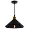 CWI Lighting Brave 1 Light Black Mini Pendant - 3 of 4