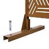 CAVINAS Matrix Metal Decorative Patio Screens, Outdoor & Indoor, Freestanding Decorative Privacy Screen for Deck Balcony Patio - 4 of 4
