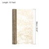 Unique Bargains Waterproof Cotton Wedding Party Bouquet Packaging Flower Wrapping Paper Gold 30ft - 3 of 4