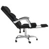 CLIHOME Faux Leather Desk Chair Adjustable Height,Ergonomic High Back Computer Chair with Lumbar Support & Footrest for Home and Office - 4 of 4