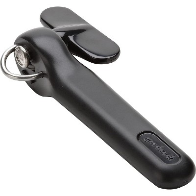 GoodCook Can Opener, Safe Cut Manual Can Opener, No Sharp Can Edges, Black, 1 Pack