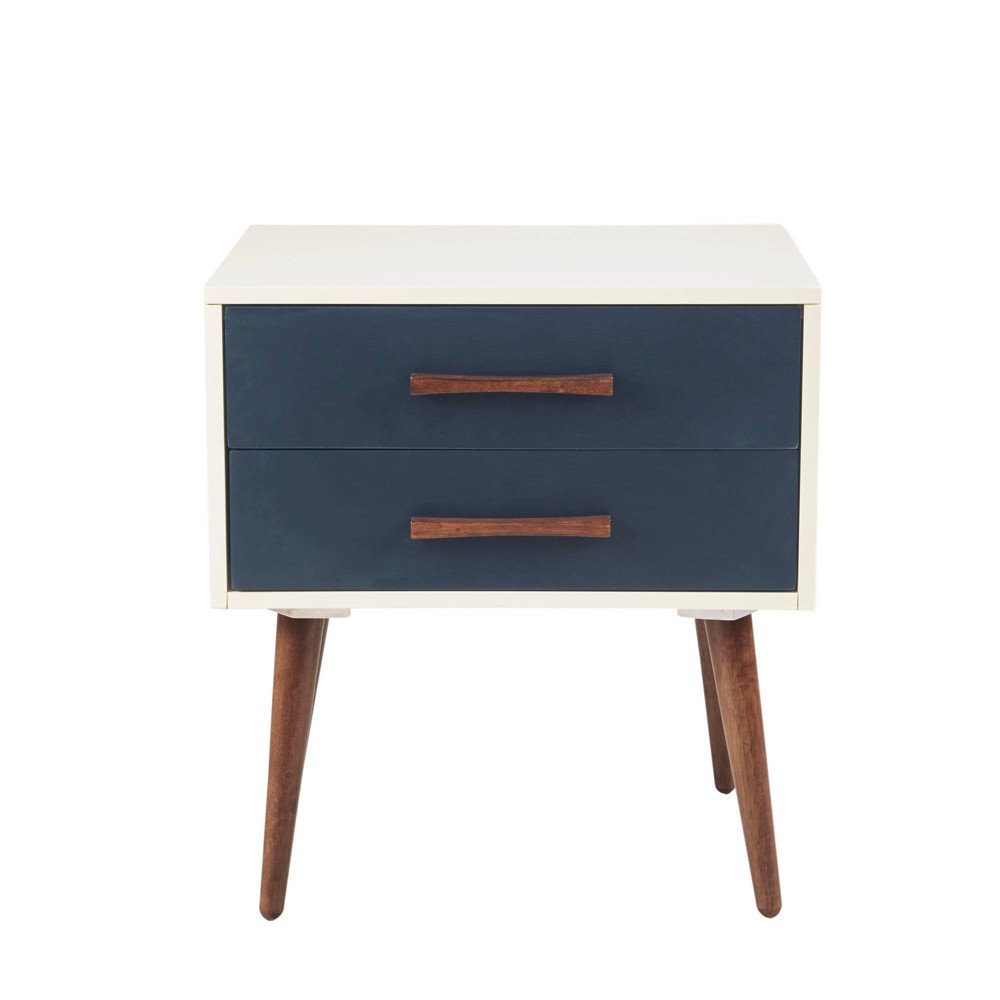 Photos - Storage Сabinet Jeremy Storage Nightstand White - Ink+Ivy