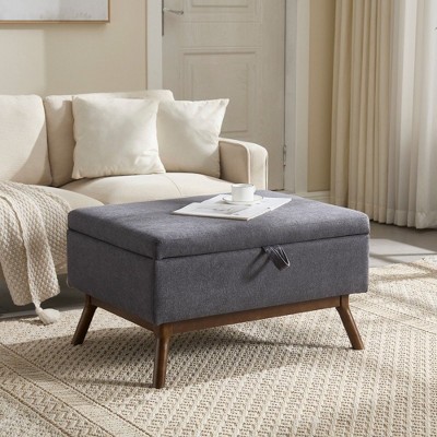 NicBex Square Storage Ottoman for Bedroom,Modern Storage Bench with Solid Wood Frame,Ottoman for Living Room,Bedroom,Entryway