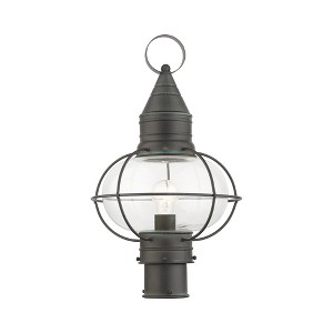 Livex Lighting Newburyport 1 - Light Post Light in  Charcoal - 1 of 1