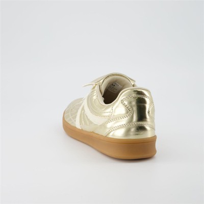 Женские кроссовки CUSHIONAIRE Women's Astro Retro Sneaker, Lace-Up Design +Memory Foam, Wide Widths Available, gold sneakers for women, Gold Metallic, 6 — фото 5