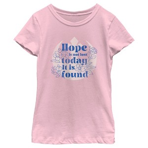 Girl's Star Wars Hope Is Not Lost Today It Is Found, Princess Leia T-Shirt - 1 of 4