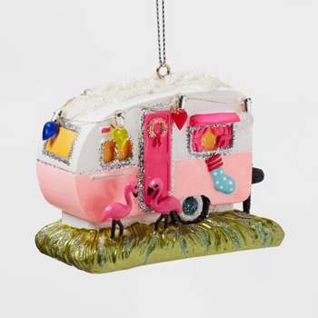 Camper Christmas Tree Ornament Pink - Wondershop™