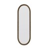 ALEXOUN 47X16 inches Antique Oval Full Body Wall Mirror Baroque Beaded Mirrors Gold Metal Framed Decorative Wall Mirror for Bedroom Living - 4 of 4