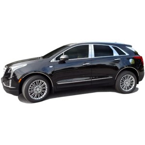 QAA is Compatible with 2017-2020 Cadillac XT5 12 Piece Stainless Pillar Post Trim, Includes 2 Front Pillars and 1 Triangle Piece, Front of The Mirror - 1 of 4