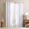 DSVIMOY Curtain Panels, Grommet Top Sheer Bird on Branches Burnout Window Curtain for Living Room, Bedroom, White, 95"*50"*0.13" - 4 of 4