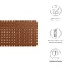 Modway Sparta Weave Wall-Mount Queen Headboard – Vegan Leather Upholstery with Geometric Pattern - 4 of 4