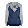MLB Boston Red Sox Women's Lightweight Bi-Blend Hooded Sweatshirt - 2 of 4