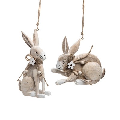 Gallerie II Woodland Rabbit Ornament A/2