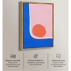 Art Remedy A Loner sun Modern Color Block Abstract Wall Art Framed - 3 of 4