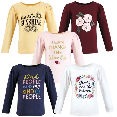 Hudson Infant And Toddler Girl Long T-shirts, Girls : Target