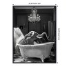 Amanti Art Big Elephant Splash by Niky Rahner Framed Canvas Wall Art - 3 of 4