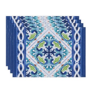 Laural Home Callisto Tiles Set of 4 13" x 19" Placemats - 1 of 3