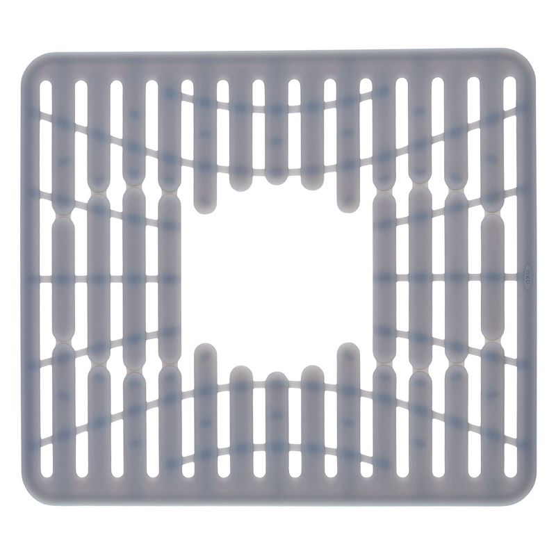 OXO 11.3&#34; x 12.8&#34; Silicone Sink Mat Gray, 3 of 10