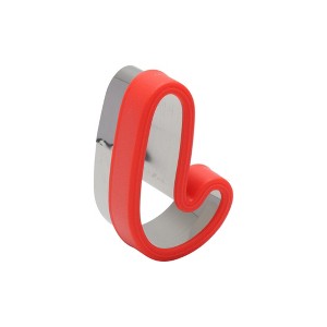 Unique Bargains Biscuit Cutter Medium Candy Cane Cookie Cutter Hand Washable Stainless Steel Plastic 2"x3.1"1.6" 1Pcs - 1 of 4