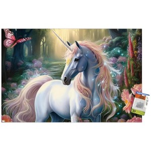 Trends International Shawna Stewart - Unicorn Sparkle Unframed Wall Poster Prints - 1 of 4