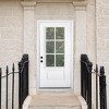 Lirago Modern Classic Fiberglass Front Doors 36  inch  x 80  inch  White with Low E Glass 6 Lite Right Hand Inswing - 3 of 4